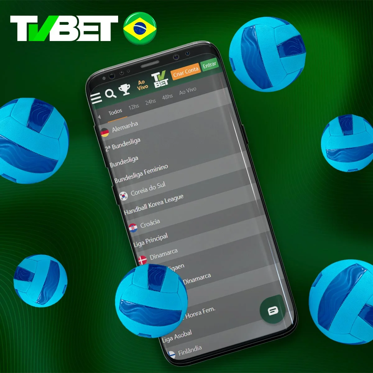 Como funcionam as apostas de Handebol do TVbet?