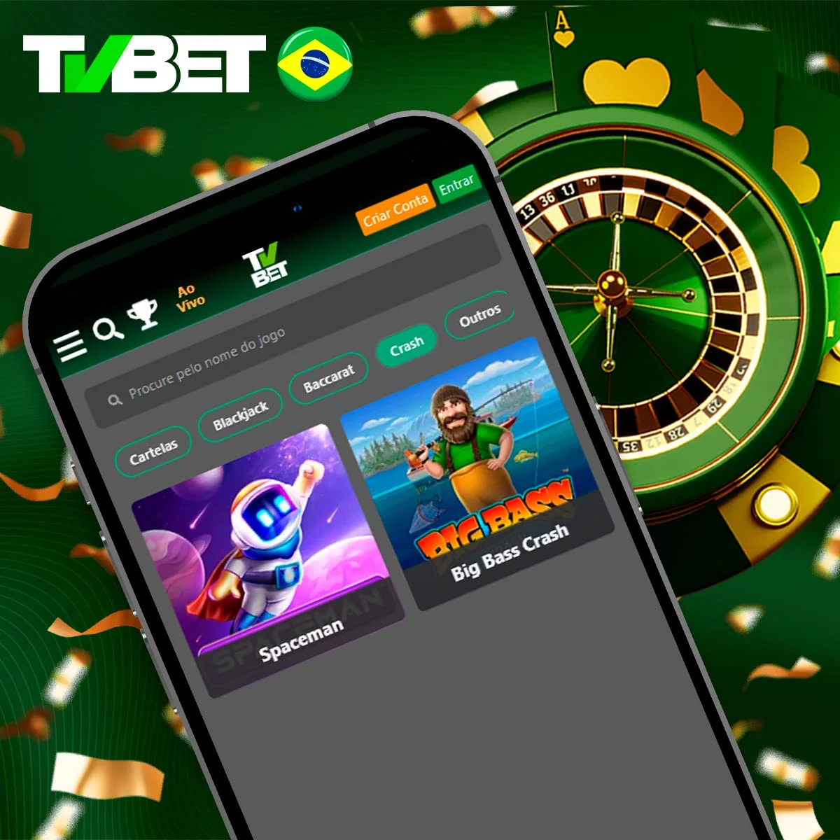 Jogos crash no TVBet Casino