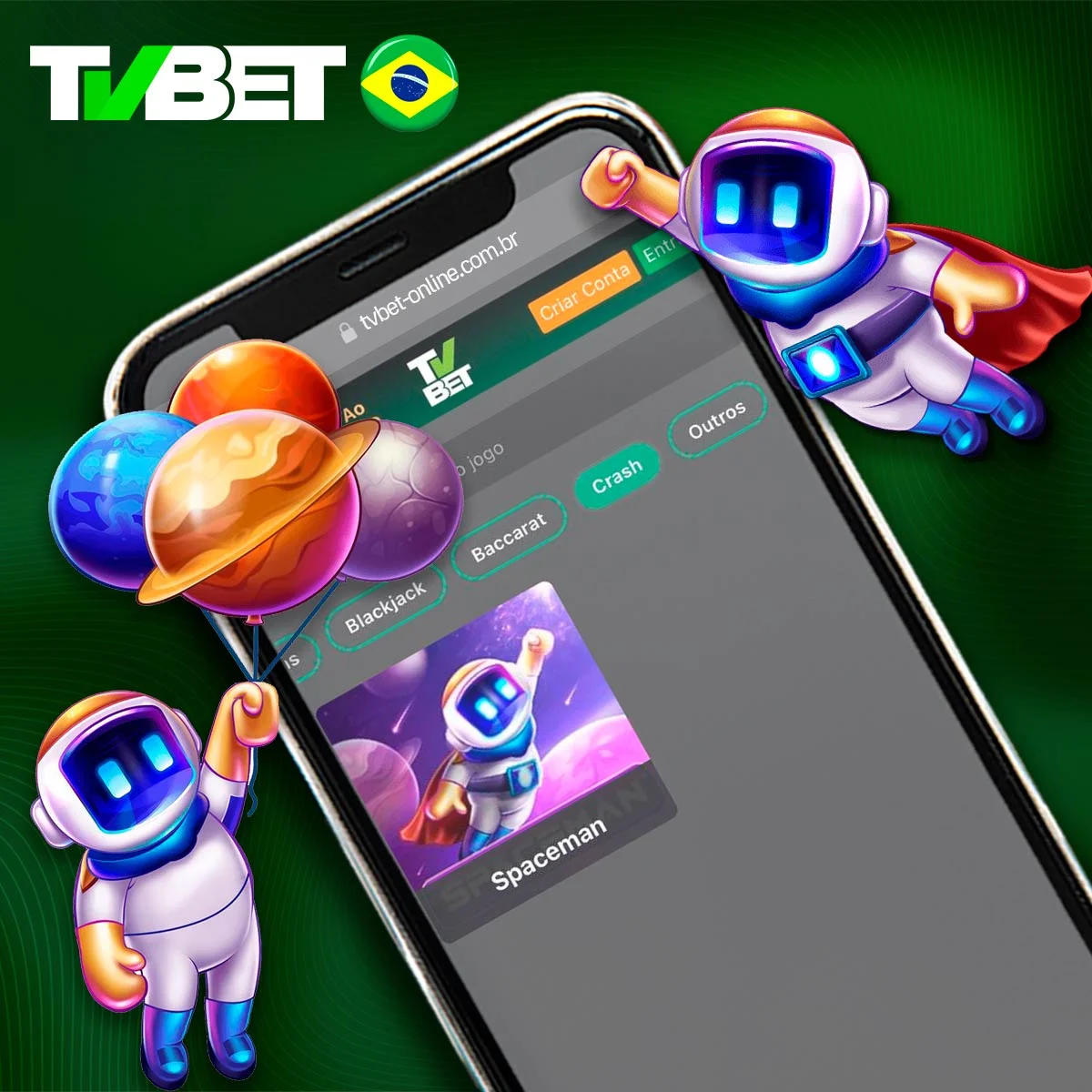 Como o Spaceman funciona na plataforma TVbet?